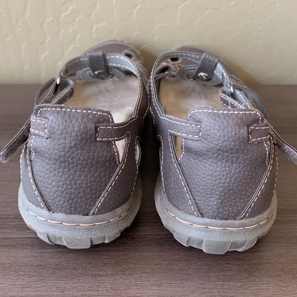 JBU JAMBU Sydney Gray Mary Jane Vegan Faux Leather Sandals Size 8.5 - Picture 6 of 10